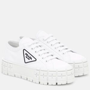 Prada wheel gabardine sneakers